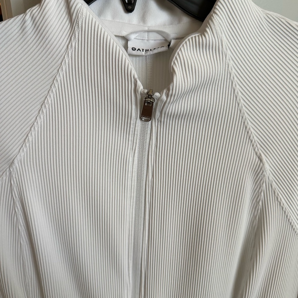Athleta Women's Cream Bomber Jacket